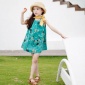 韩版童装2016夏装新品女童印花连衣裙儿童沙滩裙子一件代发A219