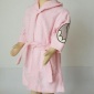 手工动物卡通粉色厚浴袍全棉儿童柔软宝宝卡通儿童浴袍 加工定制